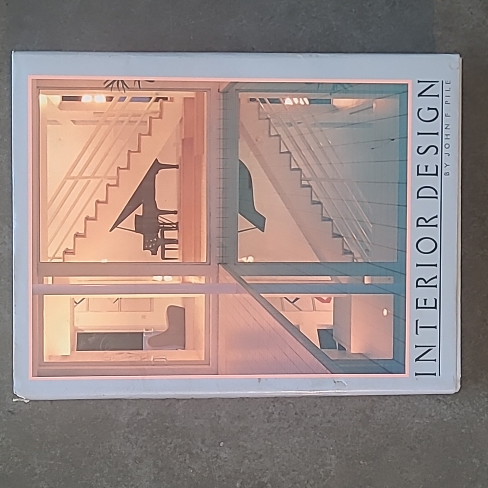 VINTAGE 1988 INTERIOR DESIGN COFFEE TABLE BOOK HARDCOVER